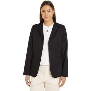 Tommy Hilfiger Dames SMD Core Regular Sb Blazer Sportjassen, Zwart, 58 NL