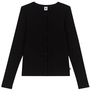 Petit Bateau Cardigan voor dames, Zwart, XXS