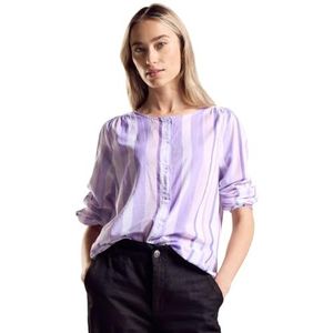 STREET ONE Zomerblouse met print, Bellflower Lilac, 44