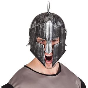 Boland 01375 Ritterhelm, voor volwassenen, hoofdbedekking, gladiator, vechter, kostuum, carnaval, themafeest