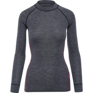 Thermowave Warm Active Merino ondergoed voor dames, thermo-ondergoed voor dames, shirt met lange mouwen, functioneel shirt voor dames, vochttransport met ronde hals, 160 g/m², sneldrogend, wol,