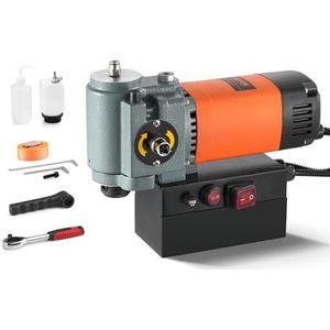 VEVOR Magnetische boormachine met laag profiel, 1300 W, magnetische kolomboormachine, boordiameter max. 35 mm, met koelapparaat en overbelastingsbeveiliging, voor constructie