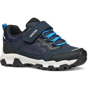 Geox - Magnetar B Abx B - Sneakers - Marineblauw en Bruin - Waterdicht