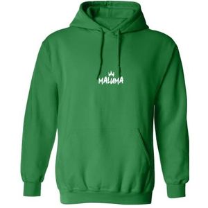 Maluma Unisex Gildan Green Classic Hoodie Hooded Sweatshirt, Groot, Groen