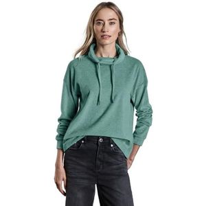Shirt met sjaalkraag, Sunlit Green Mel., 34