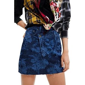 Desigual Damesrok, blauw, XL