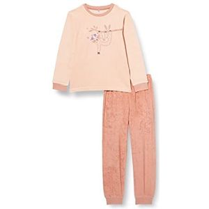 Playshoes Uniseks kinderpyjama tweedelig badstof dino, luipaar., 128