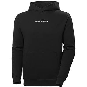 Helly Hansen Heren Core Graphic Sweat Capuchonsweater, zwart, 2XL, Zwart, XXL