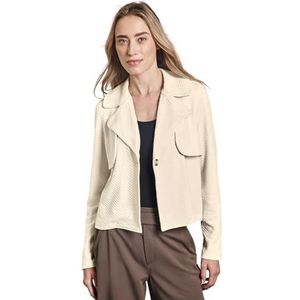 Street One Korte trenchcoat met structuur voor dames, beige (soft beige), 44