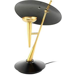 Lamp tafellamp bedlampje metaal bureaulamp retro design goud