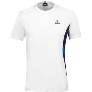 Le Coq Sportif Uniseks T-shirt, Nieuw optisch wit, L