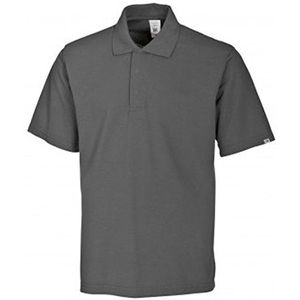 BP 1625-181 poloshirt van duurzaam gemengd weefsel donkergrijs, maat XS