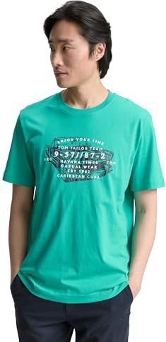 Tom Tailor - T-shirt - Korte Mouwen - Effen - Casual Look