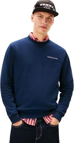 Tommy Jeans Sweatshirt  navy / cranberry / wit
