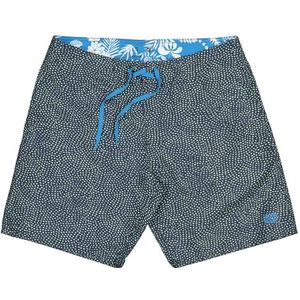 Panareha GOLORITZE Zwemshorts van gerecycled polyester marineblauw, groen (44), Peacoat, Green Ash, 44