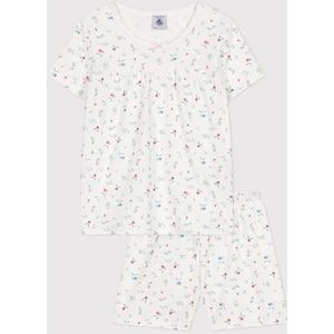Petit Bateau - Korte Katoenen Kinder Pyjama - Met Vruchtenprint - 4 Jaar