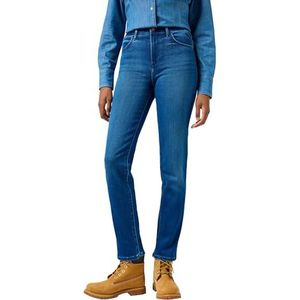 Wrangler Straight jeans voor dames, Agate Blue., 26W x 32L
