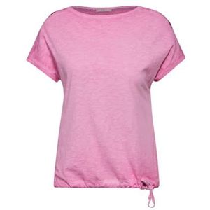 Cecil B321509 T-shirt van katoen, Bloomy Pink, M voor dames, roze (Bloomy Pink), M