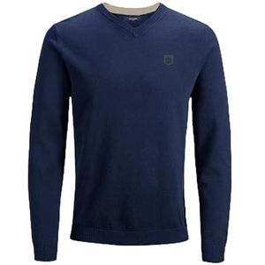 Jack & Jones - JPRBLURONALDO KNIT V-NECK - Trui - Marine
