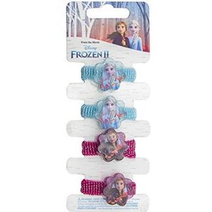 Disney Frozen 19383 2-4 vlechthouders, meerkleurig, 4 stuks (1 stuk)