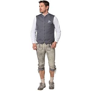 Stockerpoint heren lino vest, blauw, 48