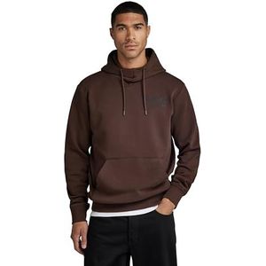 G-STAR RAW Heren Back Print HDD Sw Hooded Sweatshirt, bruin (Coffee Bean D23896-b782-d311), L