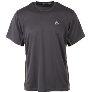 Ande Bobbio T-shirt voor heren, outdoor, antraciet, XL, antraciet, XL