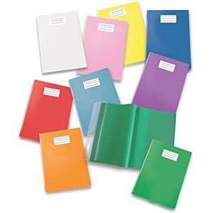 Verpakking met 25 gekleurde notitieboeken, niet transparant, f.to A4 - lichtblauw