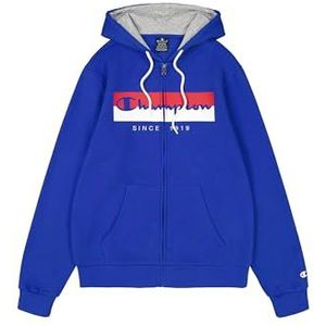 Champion Legacy Graphic Shop Authentic (220247) - Soft Compact Powerblend Fleece Full-Zip Sweatshirt met capuchon, diepblauw (BAI), S heren FW24, diepblauw (Bai), S