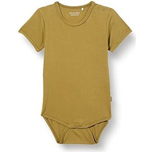 MINYMO Unisex Baby Body Ss - Bamboo Peuter T-Shirt Set, Drod Herfst, 80 cm