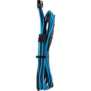 Corsair Premium kabel, EPS12V/ATX12V, type 4 (generatie 4-serie), voor voedingen, met ommanteling, blauw/zwart