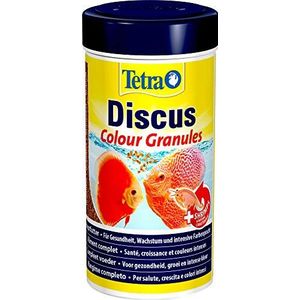 Tetra Discus Colour Granules - Visvoer voor discusvissen met rode pigmentatie, bevordert de gezondheid, groei en intensieve kleurenpracht, 250 ml
