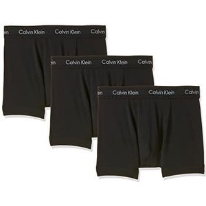 Calvin Klein Heren - 3-pack middelhoge taille heupshorts - Cotton Stretch, meerkleurig (Black Wb Xwb), M