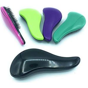 TEMPO DI SALDI Ontwarringsborstel en krulborstel voor verschillende haartypes, glad of krullend, 1 stuk