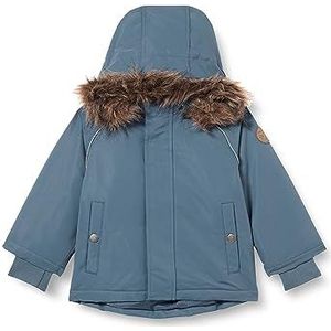 NAME IT Baby Jongens NMMSNOW05 Jacket SOLID FO Jacket, Bering Sea, 80, Bering Sea, 80 cm