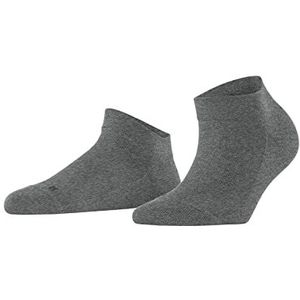 FALKE Dames Korte sokken Sensitive London W SN Katoen Kort eenkleurig 1 Paar, Grijs (Light Grey Melange 3390), 39-42