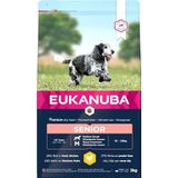 EUKANUBA premium hondenvoer met kip voor middelgrote rassen - droogvoer voor senior honden, 3 kg