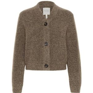 Part Two LettiePW Cardigan voor dames, regular fit, lange mouwen, Mink Melange, L
