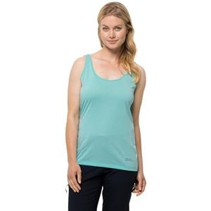 Jack Wolfskin Dames Pack & Go Tank W mouwloos T-shirt, Fresh Ice, S, Vers ijs, S