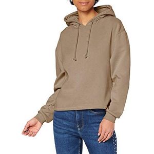 PIECES Pcchilli Ls Hoodie voor dames, Noos Bc capuchontrui, silver mink, L