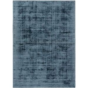 benuta Viscose tapijt Nova laagpolig hoogwaardig 100% viscose blauw 120x170 cm