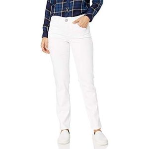 Democracy Women's Ab Solution Straight Leg Jean, Optic White, 16
