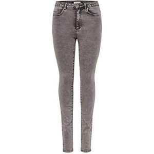 ONLY Dames Onlroyal Hw Sk Bj Jeans, Grey denim, 34 NL/S/L