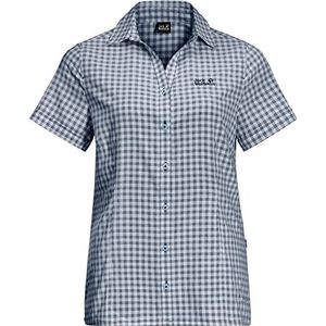 Jack Wolfskin Kepler Shirt voor dames, sneldrogende blouse met korte mouwen