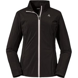 Schöffel Softshell Jkt Avdalen L, sportieve wandeljas van Venturi met 4-weg stretch, waterafstotend, licht zomerjack voor dames