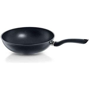 Fissler Cenit/aluminium wok, Aziatische pan (Ø 28 cm) gecoat, anti-aanbaklaag, hoge rand - inductie