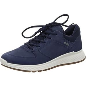 Ecco - Exostride W - Sneakers - Blauw - Leer - GORE-TEX