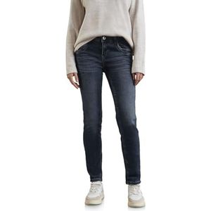 Street One Dames Thermo Jeans, Blauw Zwart Used Wash, 32W / 28L