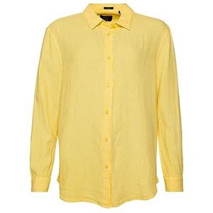 Superdry Studios Casual Linen BF Shirt W4010329A Mimosa Orange 10 Dames, Mimosa Oranje, 36