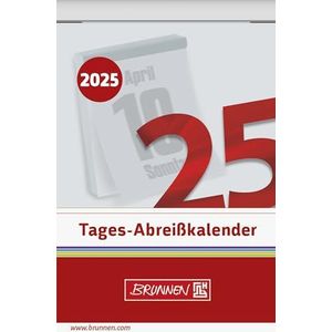BRUNNEN Scheurkalender (2025), 1 pagina = 1 dag, 54 × 80 mm